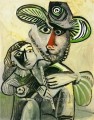 Hombre con flauta y niño Paternit 1971 Pablo Picasso